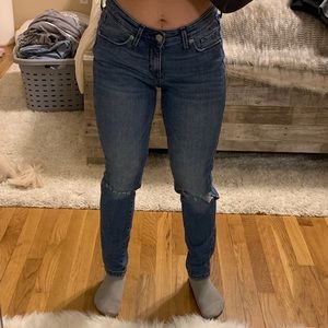 Jeggings from Target with knee slits